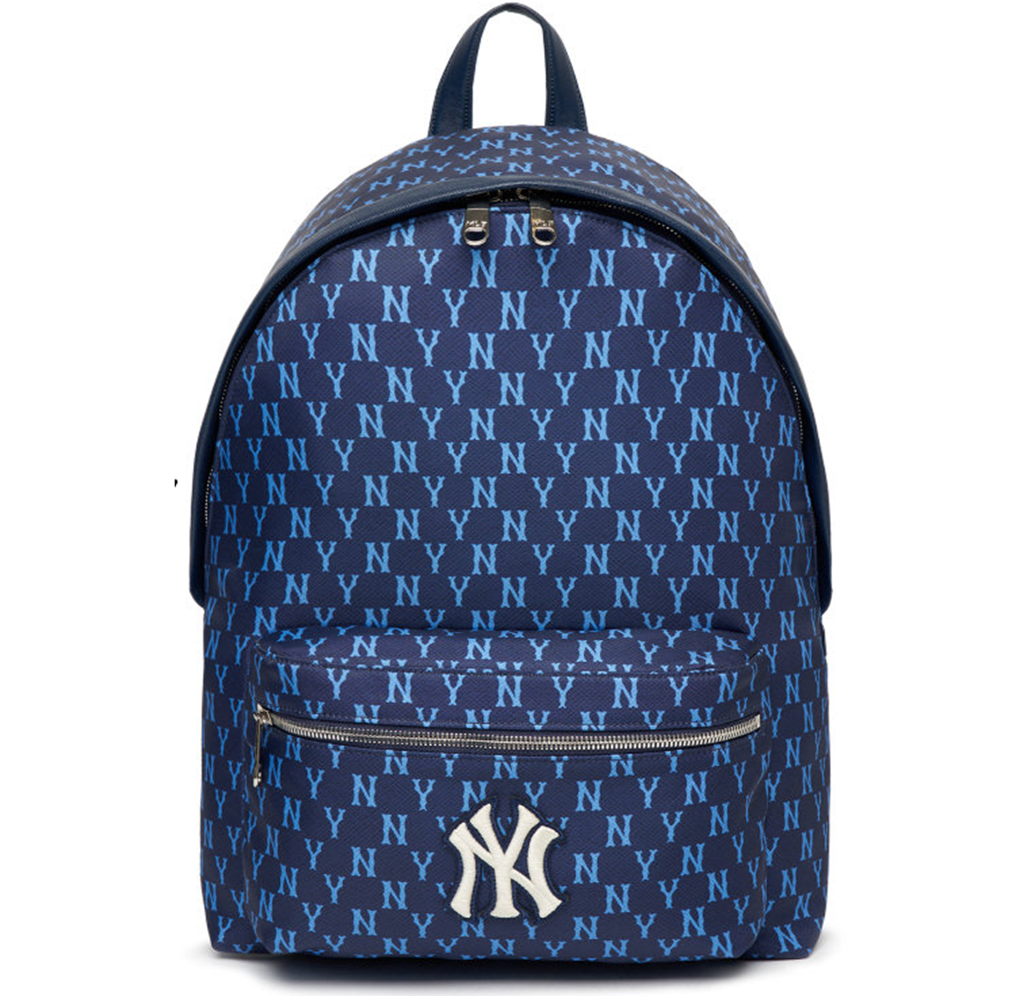 Balo MLB Monogram Backpack New York Yankees Blue 3ABKM012N-50NYL