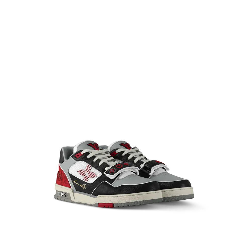Giày Louis Vuitton Trainer Low ‘Velcro Strap’ 1AC4ZU - Ảnh 4