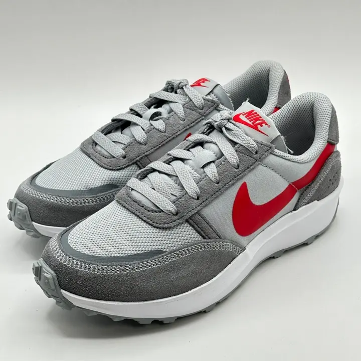 Alternative view of Giày Nike Waffle Nav ‘Wolf Grey Red’ FJ4195-004
