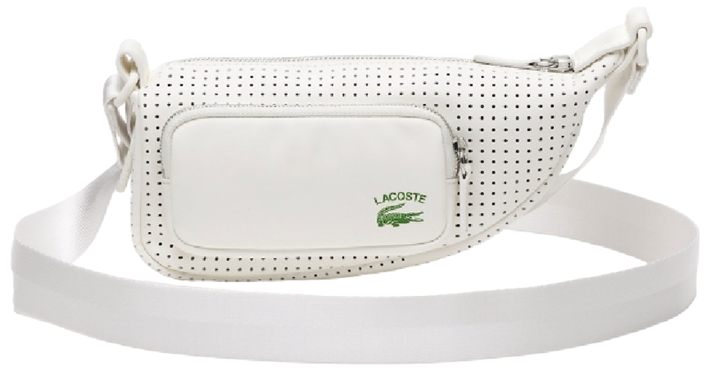 Túi Lacoste Perforated Small Shoulder Bag ‘White’ NU4251ID-206239