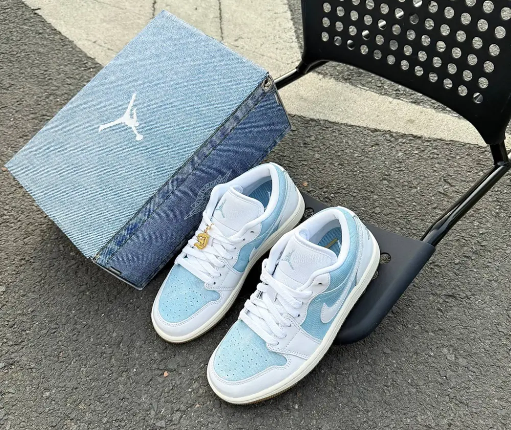 Giày Nike Jordan 1 Low SE 'Worn Blue' HQ2004-400 - Ảnh 4