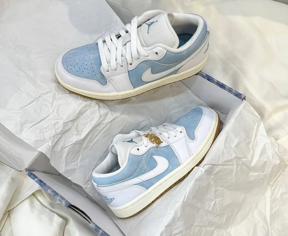 Giày Nike Jordan 1 Low SE 'Worn Blue' HQ2004-400 - Ảnh 5