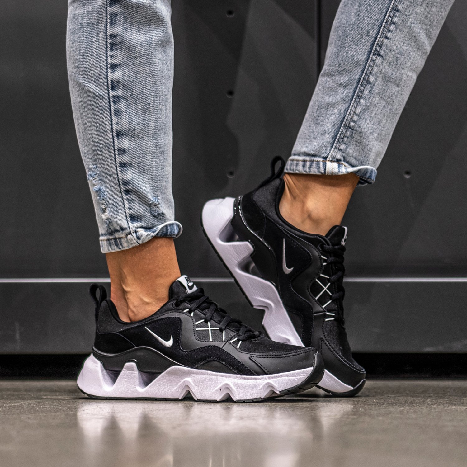 Giày Nike Wmns RYZ 365 ‘Black White’ BQ4153-003 - Ảnh 4
