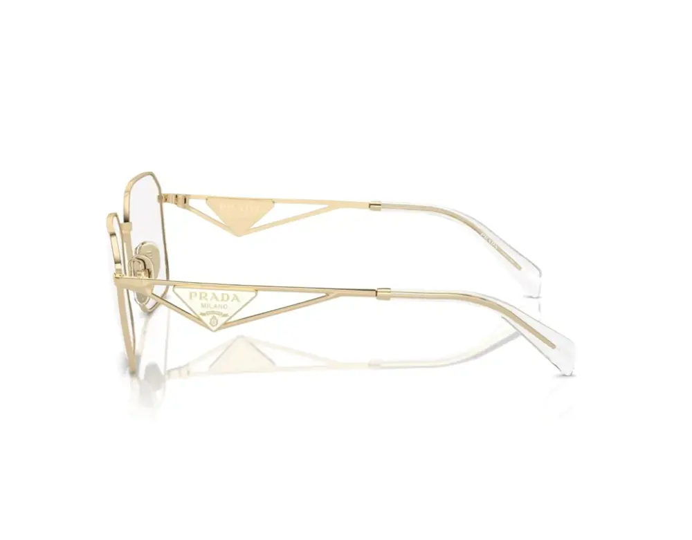 Alternative view of Kính Prada Eyeglasses 'Pale Gold'  PR-51AV-ZVN1O1