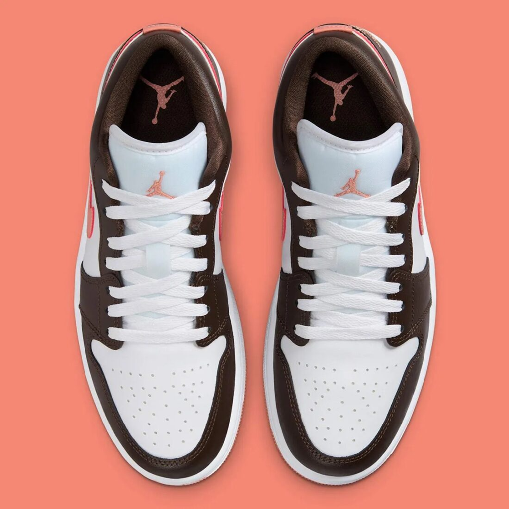 Giày Nike Air Jordan 1 Low 'Brown Pink' DC0774-182 - Ảnh 4