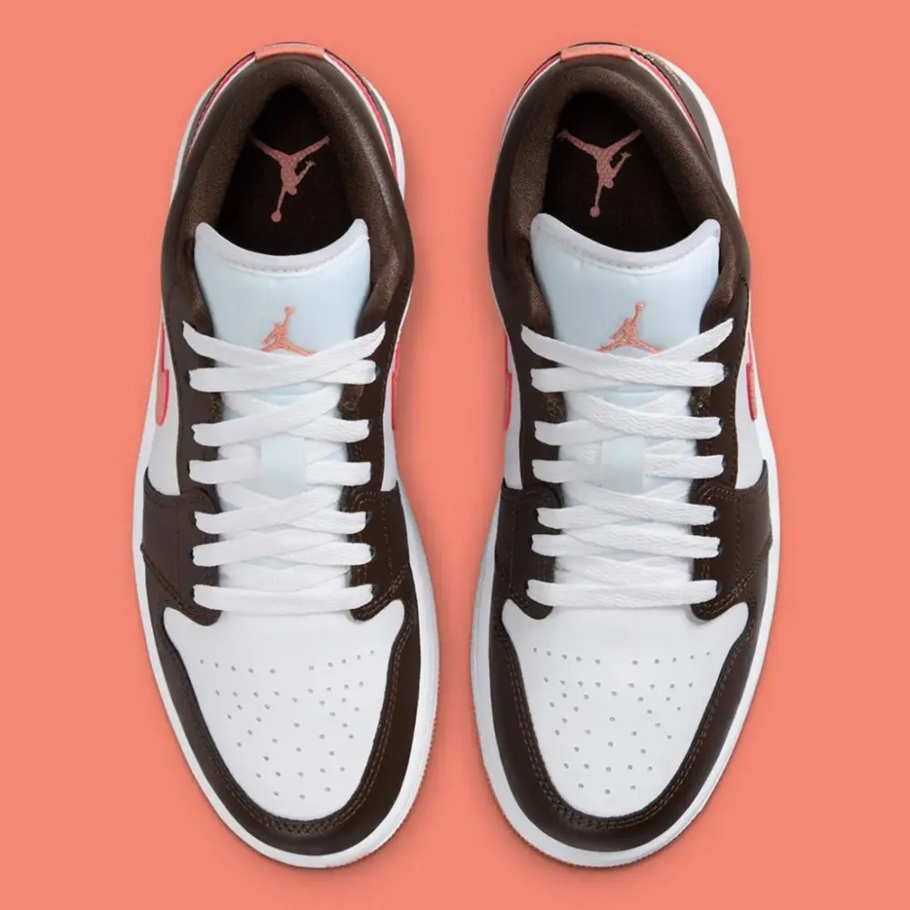 Giày Nike Air Jordan 1 Low 'Brown Pink' DC0774-182 - Ảnh 4