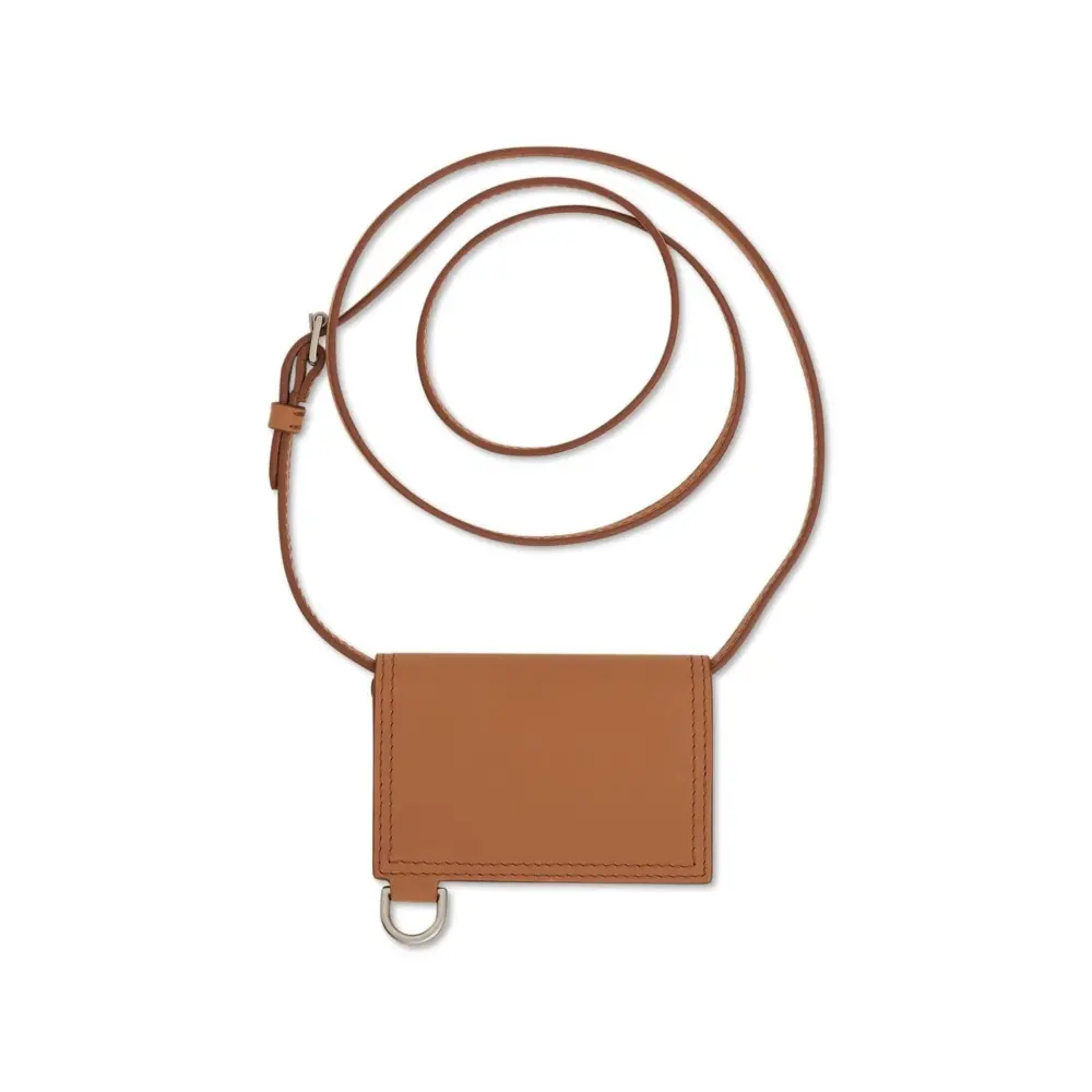 Túi Jacquemus Le Porte Neck Pouch ‘Brown’ 216SL0043088810 - Ảnh 3