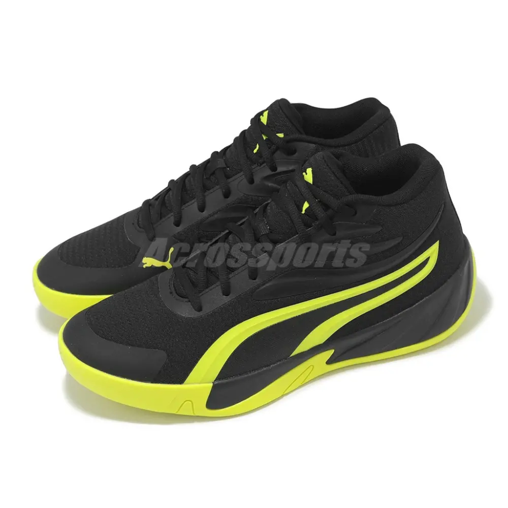 Alternative view of Giày Puma Court Pro ‘Black Electric Lime’ 310829-03