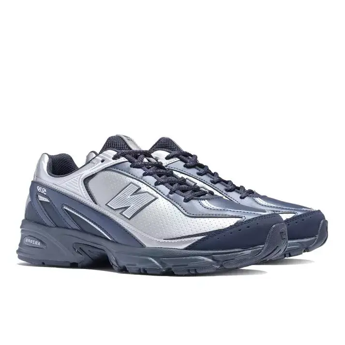 Giày New Balance 509 Leather ‘Silver Navy Blue’ U509NE - Ảnh 2