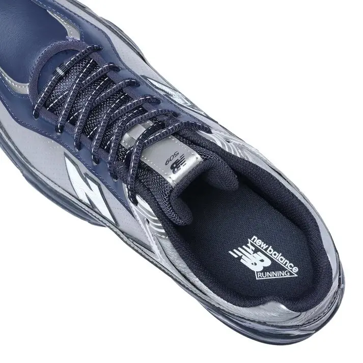 Giày New Balance 509 Leather ‘Silver Navy Blue’ U509NE - Ảnh 5