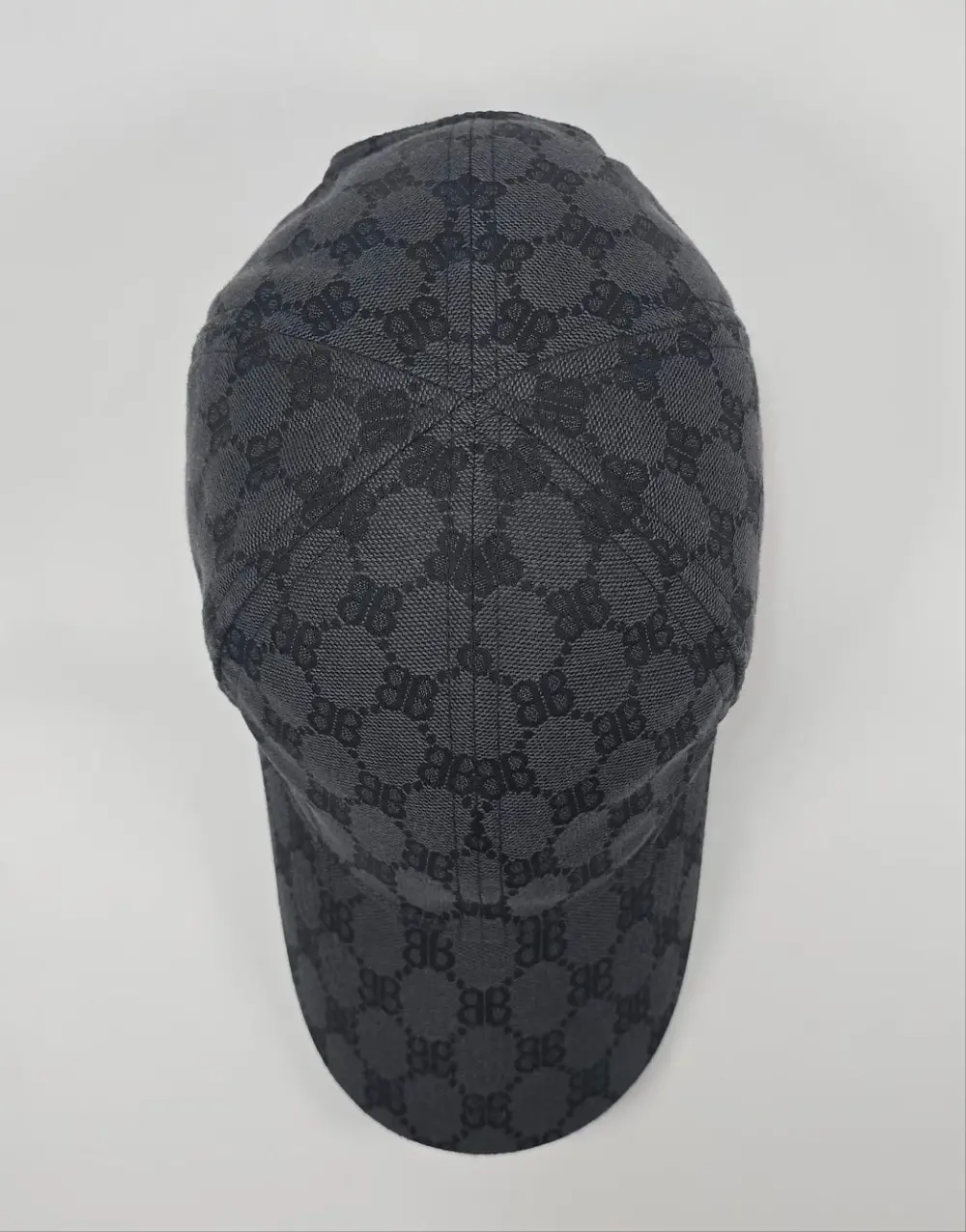 Mũ Balenciaga x Gucci Hacker Project Baseball Cap 'Grey' 6807174B3B71160 - Ảnh 3