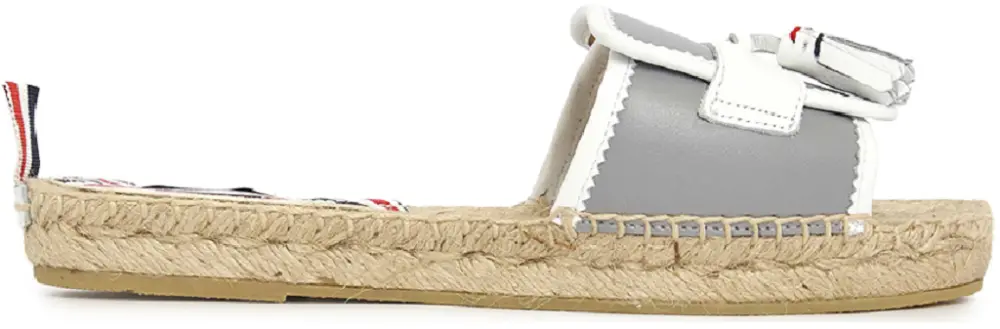 Dép Nữ Thom Browne Tassel Penny Espadrille Sandals 'Gray' FFF115A-05584-133