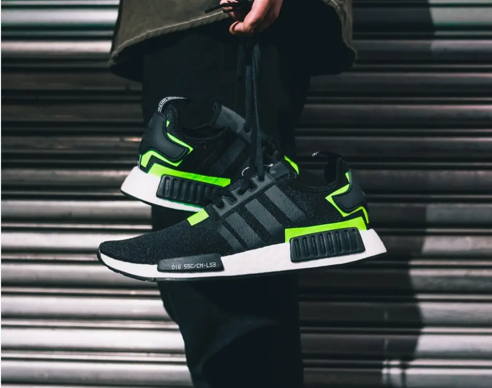 Giày Adidas NMD R1 ‘Colorblock Black Solar’ BD7751 - Ảnh 3