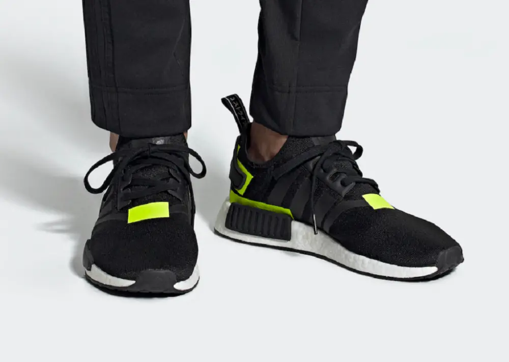 Giày Adidas NMD R1 ‘Colorblock Black Solar’ BD7751 - Ảnh 2