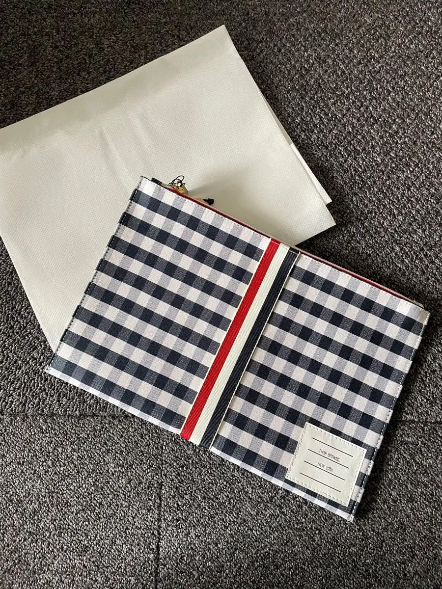Túi Nam Thom Browne Clutch Pouch 'Multicolor' - Ảnh 3