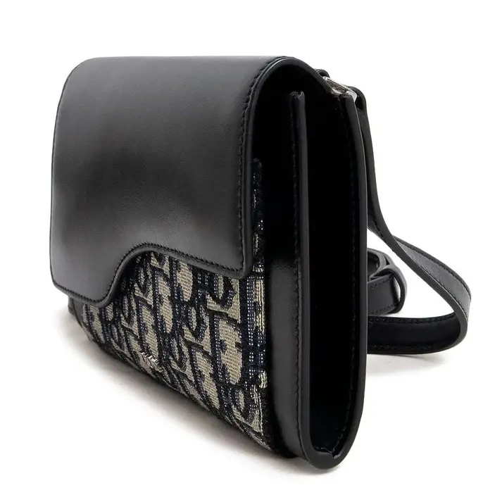 Túi Nam Dior Homme Leather Zip Pouch 'Beige' - Ảnh 3