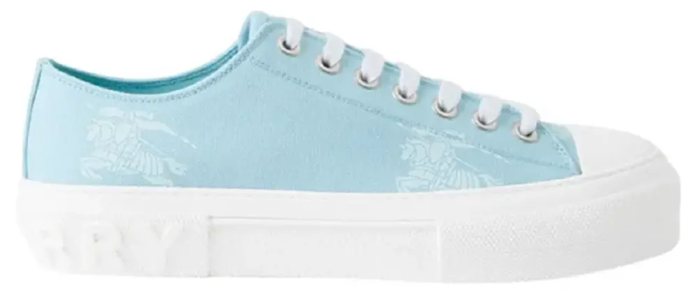 Giày Nữ Burberry Low Top Stylish Skateboarding 'Ocean Blue' 80699371
