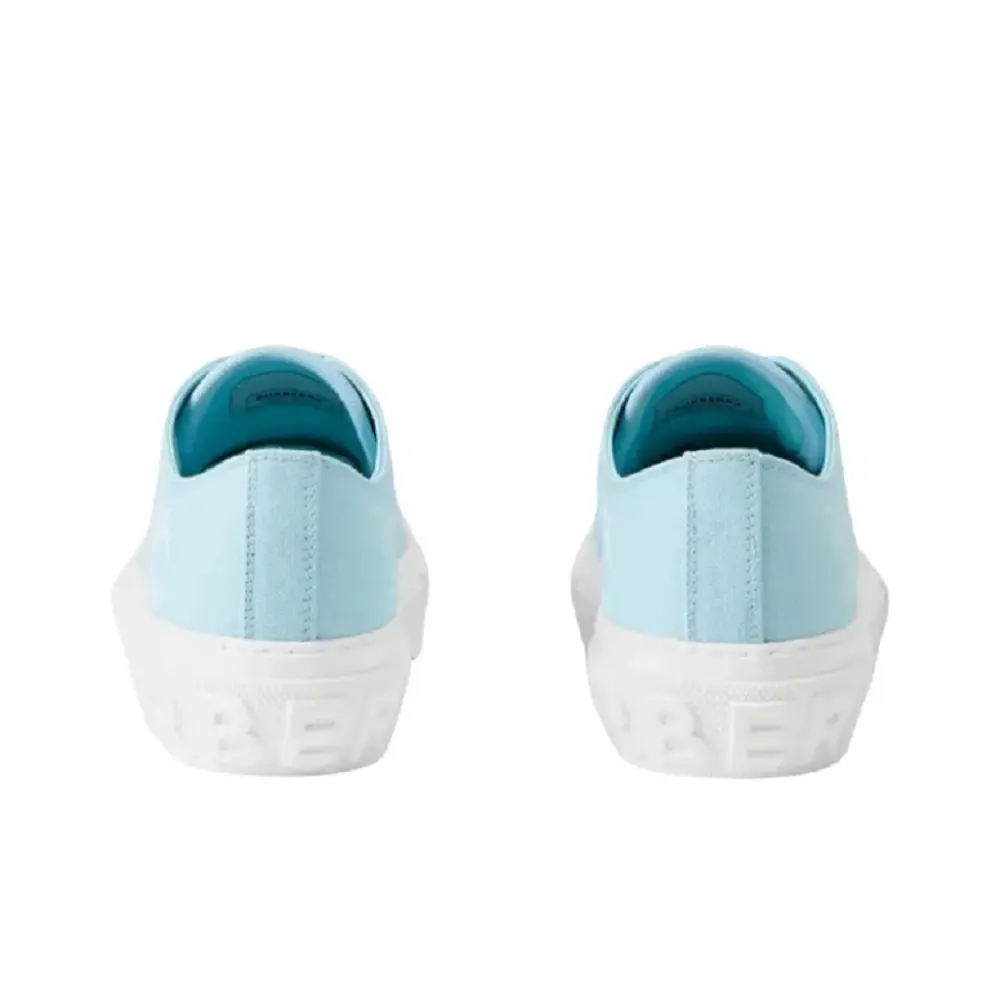 Giày Nữ Burberry Low Top Stylish Skateboarding 'Ocean Blue' 80699371 - Ảnh 5
