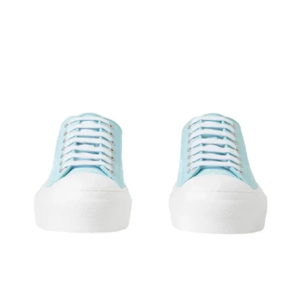 Giày Nữ Burberry Low Top Stylish Skateboarding 'Ocean Blue' 80699371 - Ảnh 3