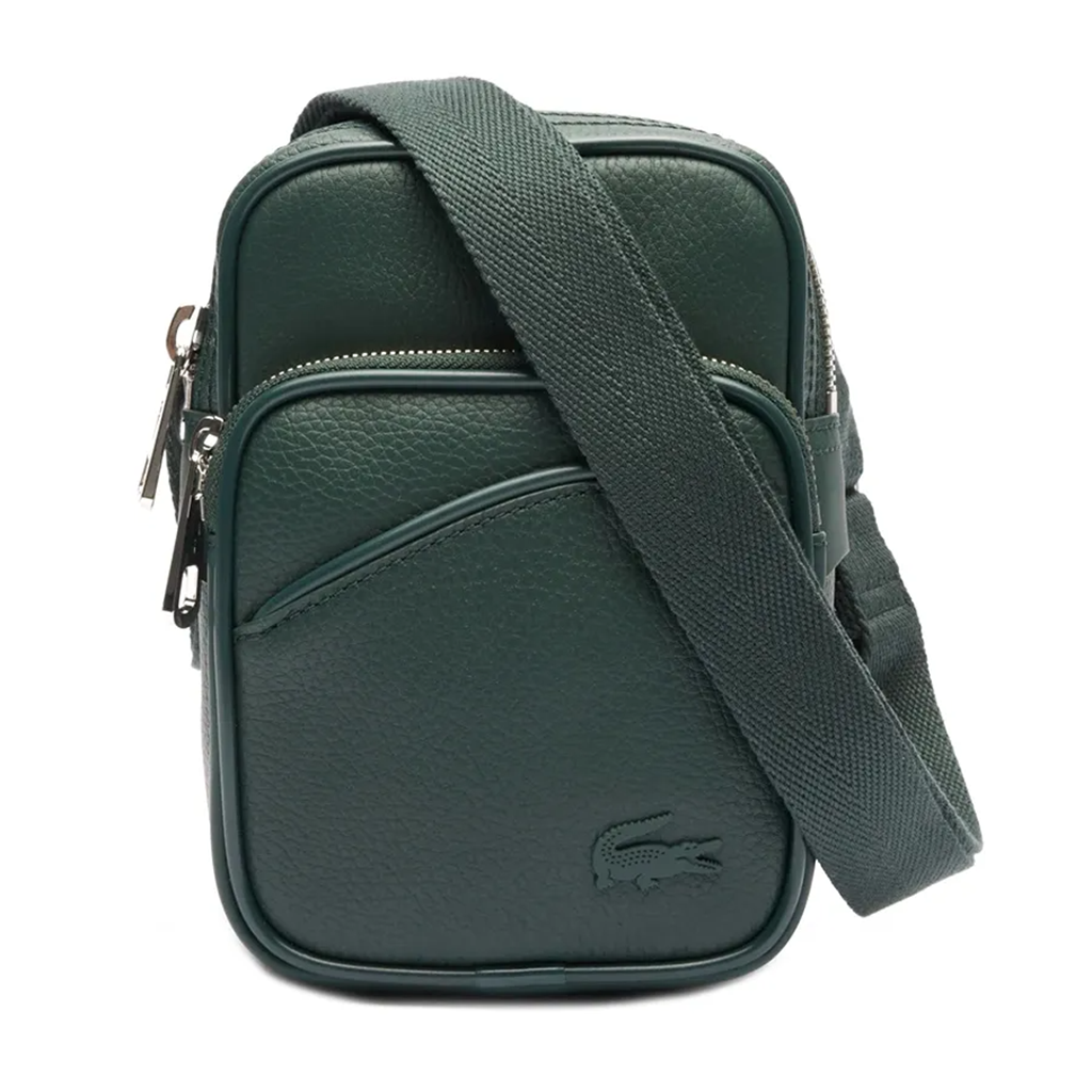 Túi Lacoste Monogram Print Small Crossbody ‘Green’ NH4399MR-B43 - Ảnh 3