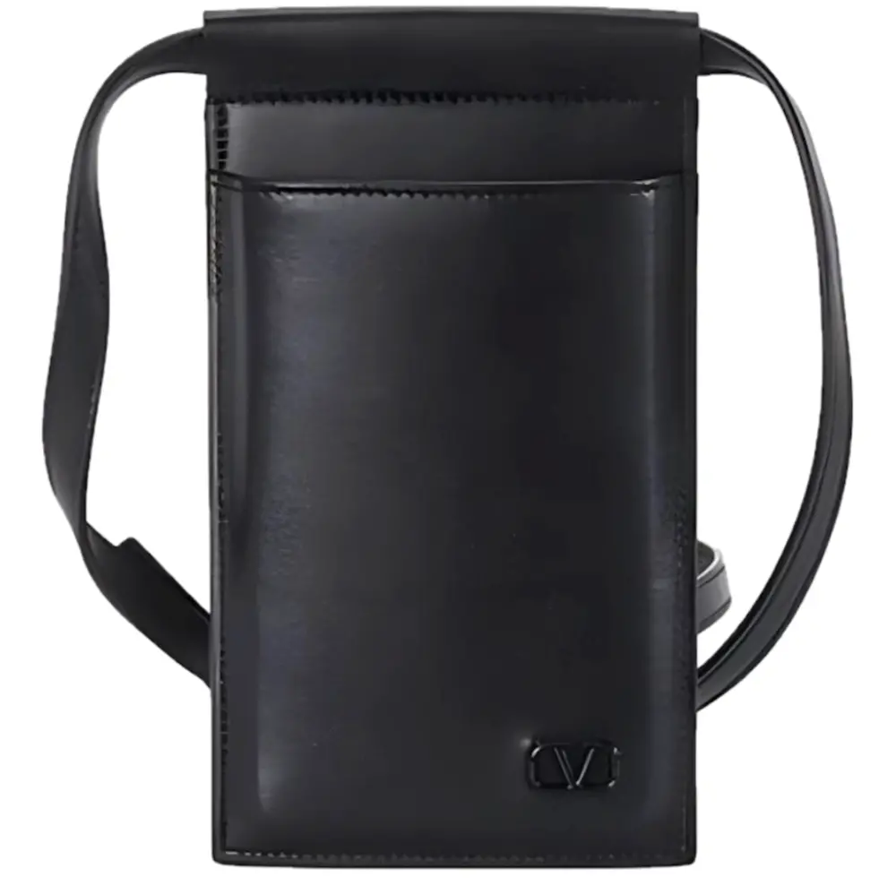 Túi Valentino Leather Shoulder Bag ‘Black’ 2Y2P0U15ZQU0NO