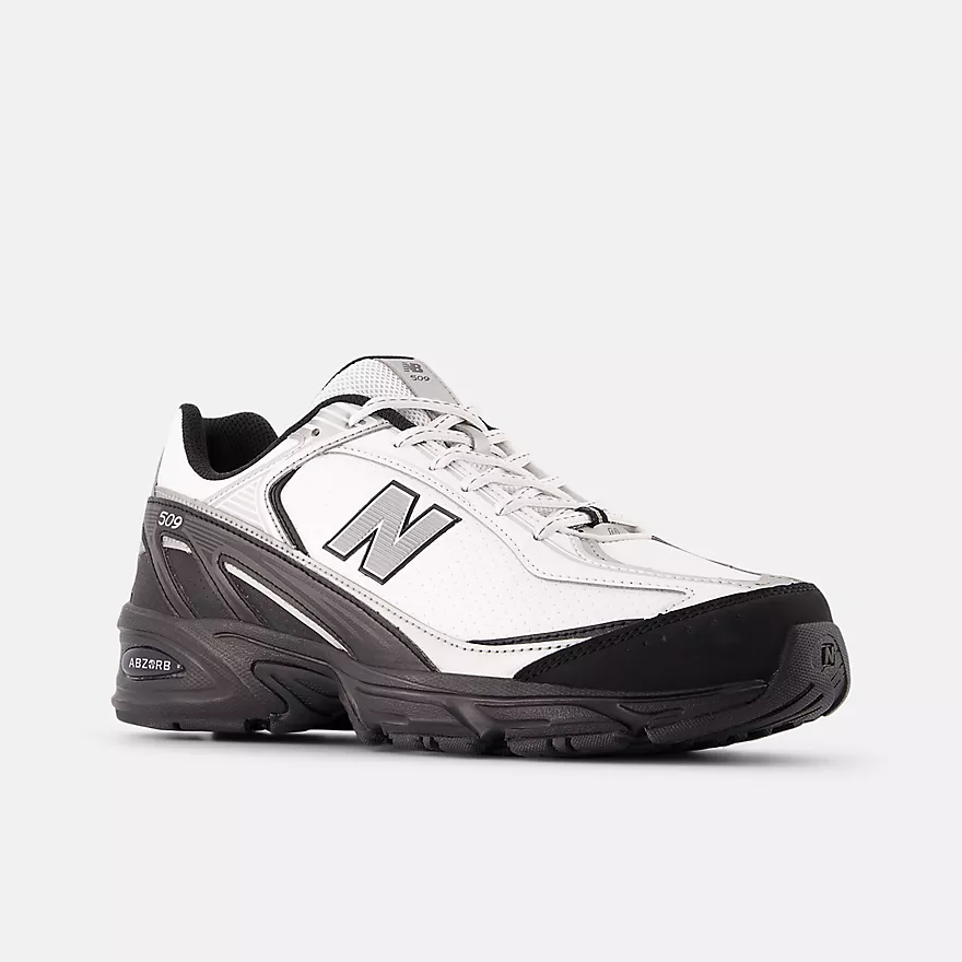 Alternative view of Giày New Balance 509 ‘White Black Silver Metallic’ U509BW