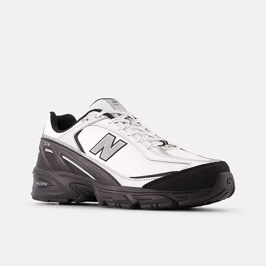 Alternative view of Giày New Balance 509 ‘White Black Silver Metallic’ U509BW