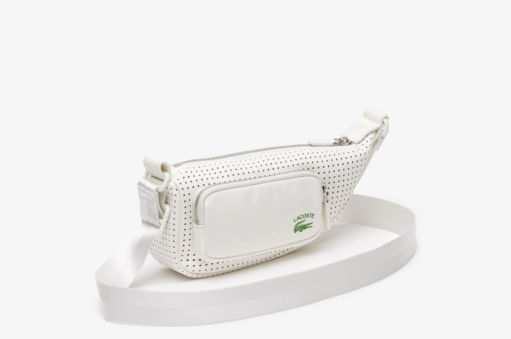 Túi Lacoste Perforated Small Shoulder Bag ‘White’ NU4251ID-206239 - Ảnh 3