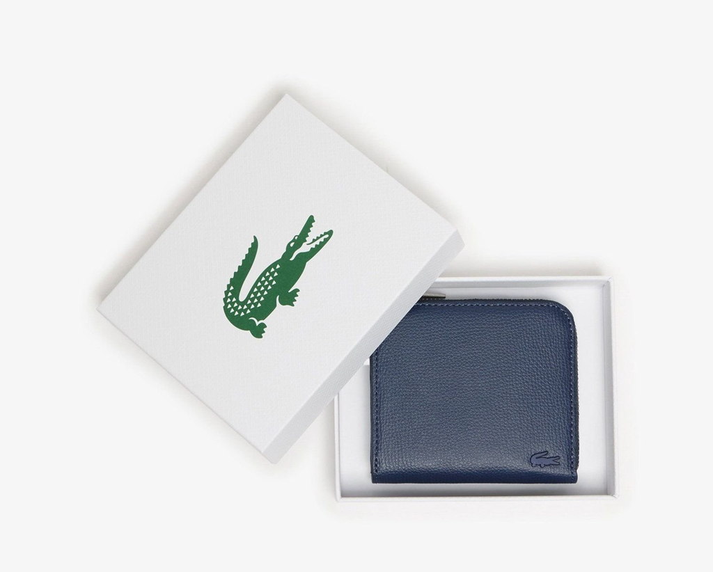 Ví Lacoste Daily Crocodile L Zipper Coin Case 'Navy' NH1330KP-021 - Ảnh 4
