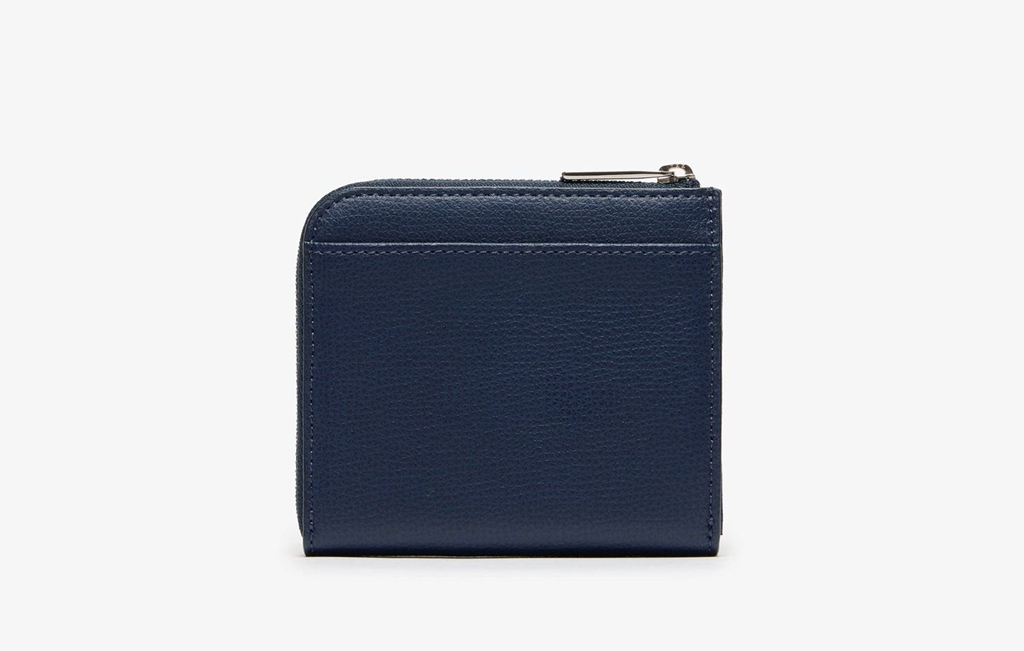 Alternative view of Ví Lacoste Daily Crocodile L Zipper Coin Case 'Navy' NH1330KP-021