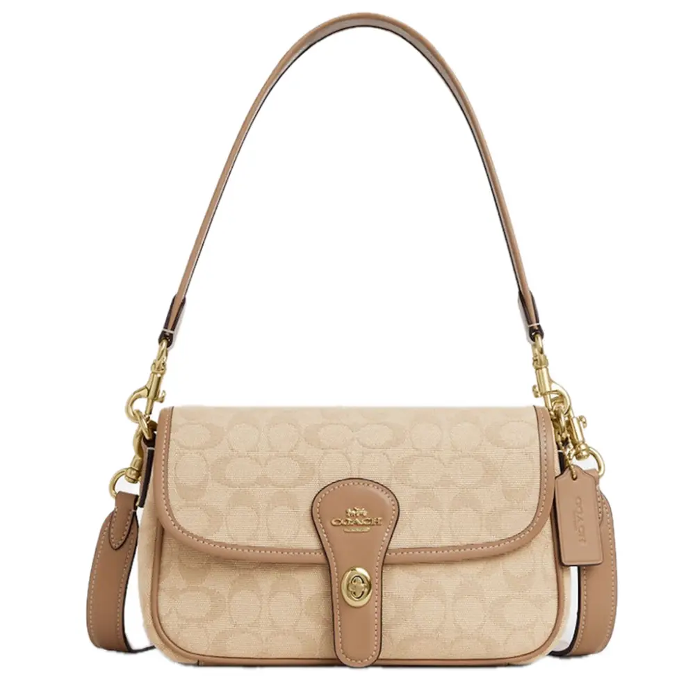 Túi Coach Hadley Shoulder Bag ‘Natural’ CAK49-IMLG6