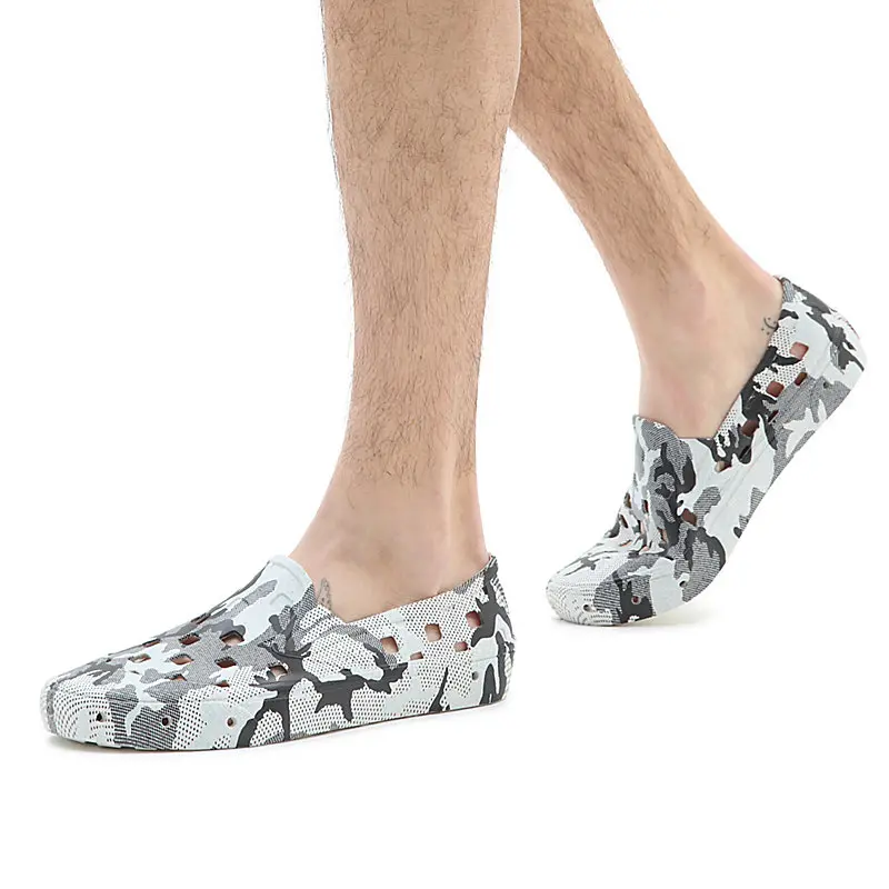Giày Vans Slip On Trk ‘Grey White’ VN0A5HF81KP - Ảnh 3