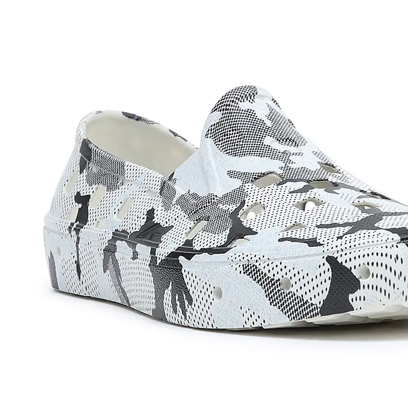 Giày Vans Slip On Trk ‘Grey White’ VN0A5HF81KP - Ảnh 5