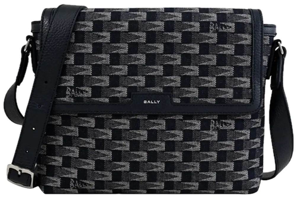 Túi Bally Pennant Logo Crossbody Bag ‘Navy’ 6306629