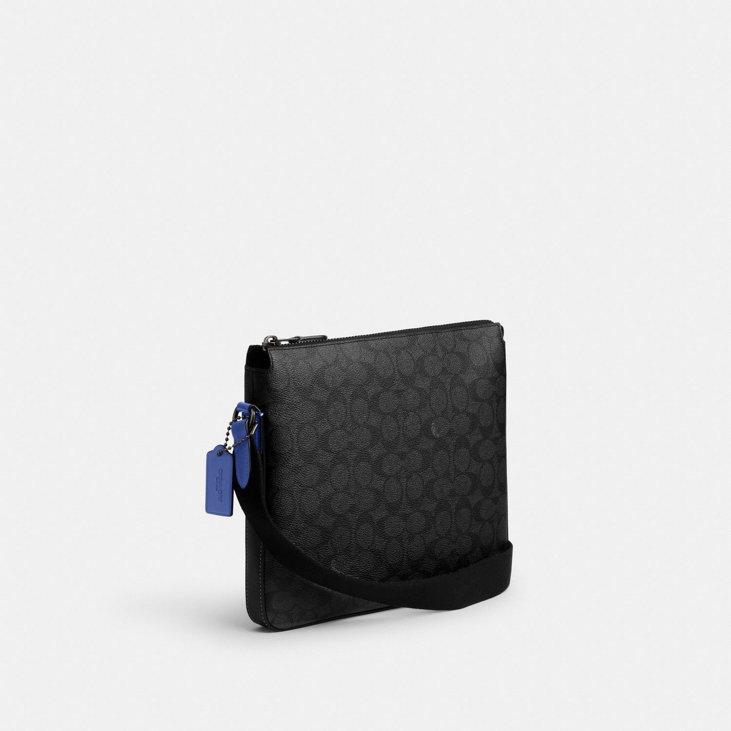 Túi Coach Gotham File Bag 'Black Blue' CR747-WRH - Ảnh 3