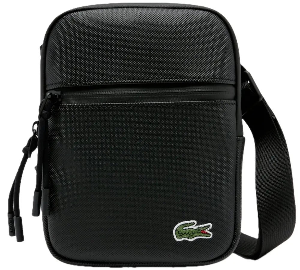 Túi Lacoste Flat Crossbody Bag ‘Black’ NH3307LV000