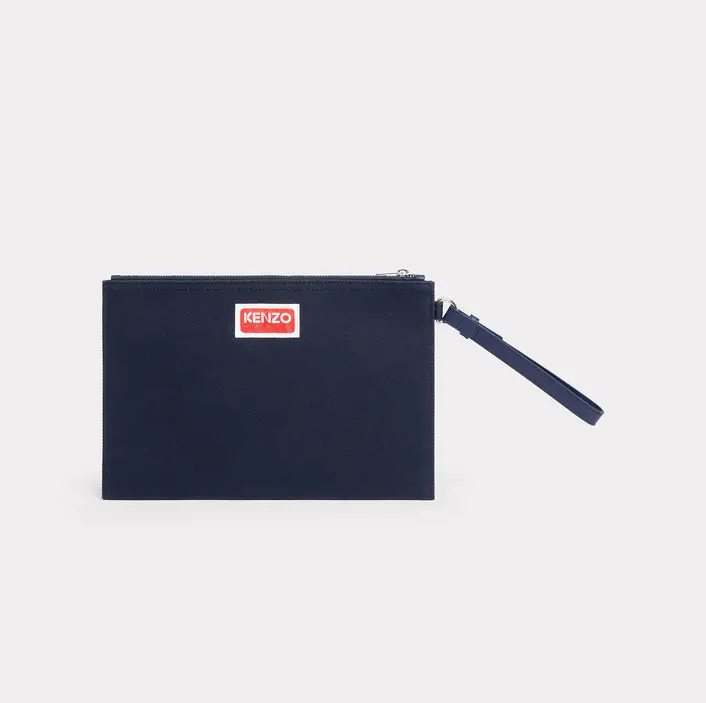 Túi Kenzo Boke Flower Clutch ‘Blue’ FD65PM902F34-76 - Ảnh 3