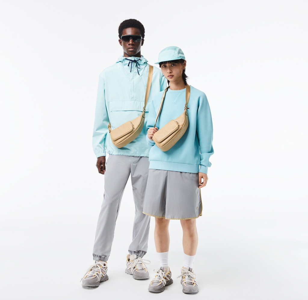 Túi Lacoste Logo Print Shoulder Bag ‘Beige’ NU4301ID-L32 - Ảnh 3