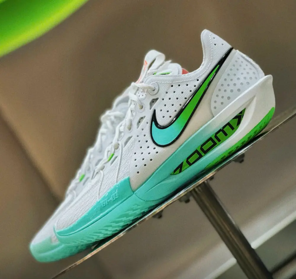 Giày Nike Zoom GT Cut 3 ‘White Green’ DV2918-107 - Ảnh 3