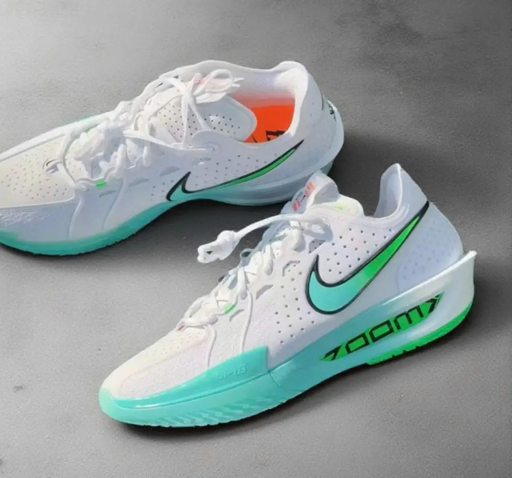 Giày Nike Zoom GT Cut 3 ‘White Green’ DV2918-107 - Ảnh 4
