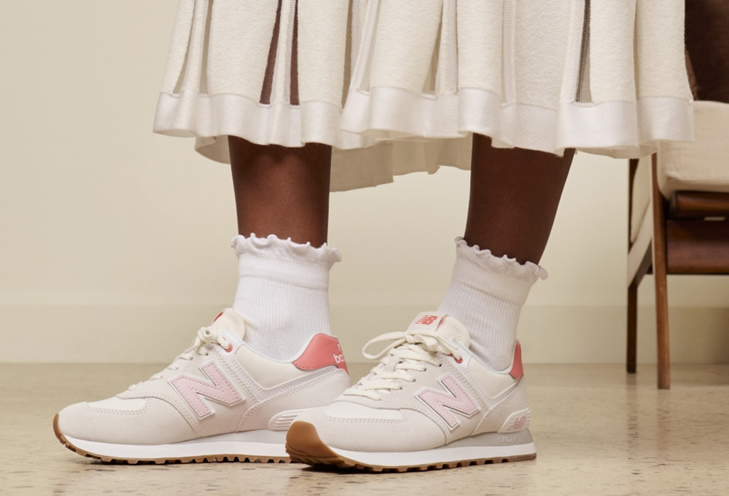 Giày New Balance 574 ‘Reflection Rose Sugar’ WL574IPK - Ảnh 6