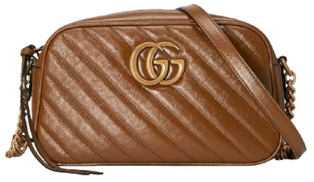 Túi Gucci GG Small Matelassé Shoulder 'Brown' 447632-0OLFT-2535