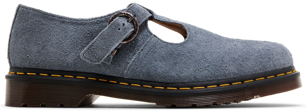 Dép Dr Martens T Bar Napped Suede ‘Blue’ 31518764