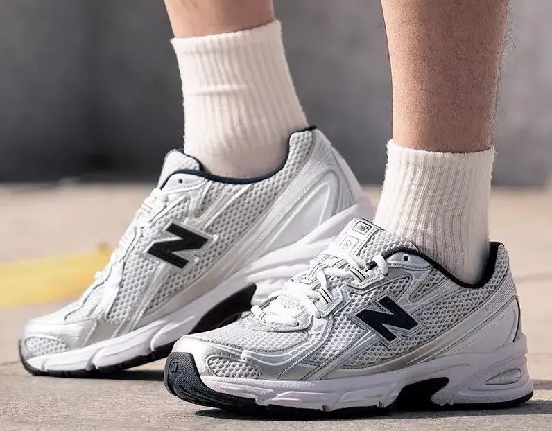 Giày New Balance 740 ‘White Silver Metallic Navy’ U740NW2 - Ảnh 6