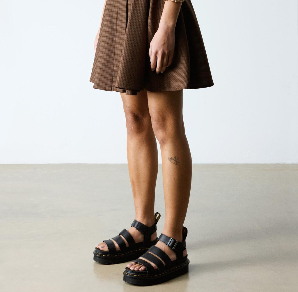 Dép Dr Martens Gryphon Alt Buttero ‘Black’ 30747001 - Ảnh 5