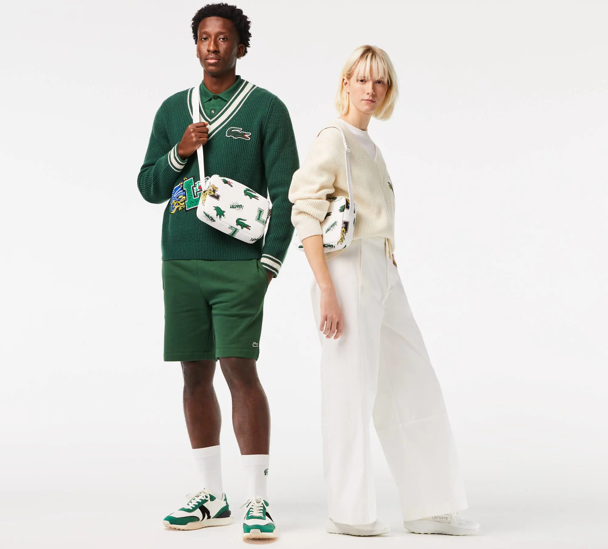 Alternative view of Túi Lacoste Unisex Comic Effect ‘White’ NU3990HN-L05