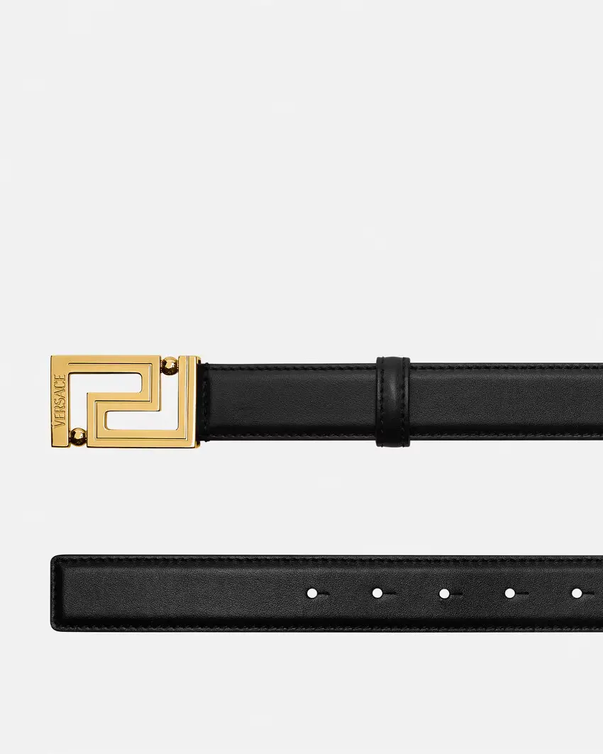 Alternative view of Thắt Lưng Nam Versace Greca Leather 'Black Gold' 1012399-DVTP1-1B00V