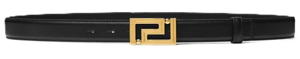 Thắt Lưng Nam Versace Greca Leather 'Black Gold' 1012399-DVTP1-1B00V