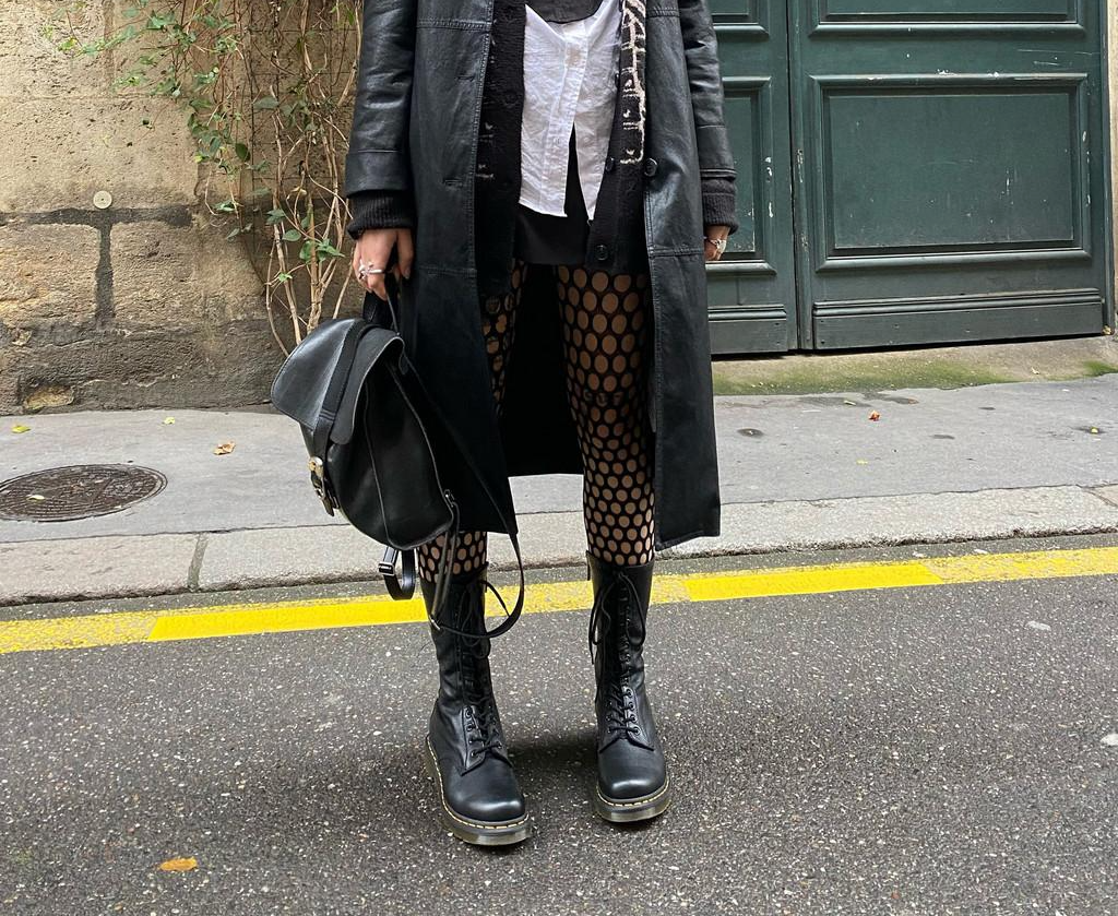 Alternative view of Giày Dr.Martens 1B99 Virginia Leather High Boots ‘Black’ 11820008