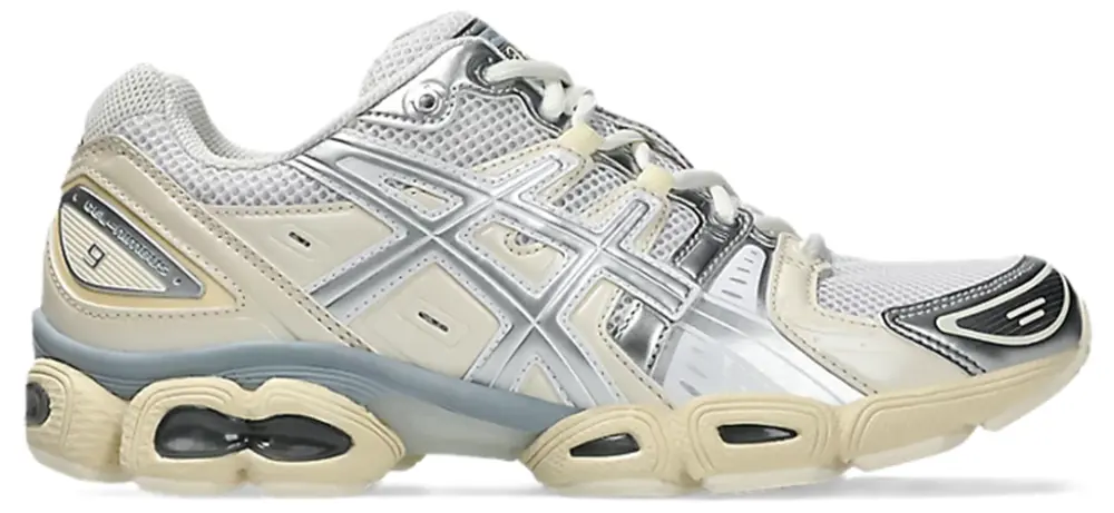 Giày Asics Gel-Nimbus 9 ‘White Pure Silver’ 1201A424-106